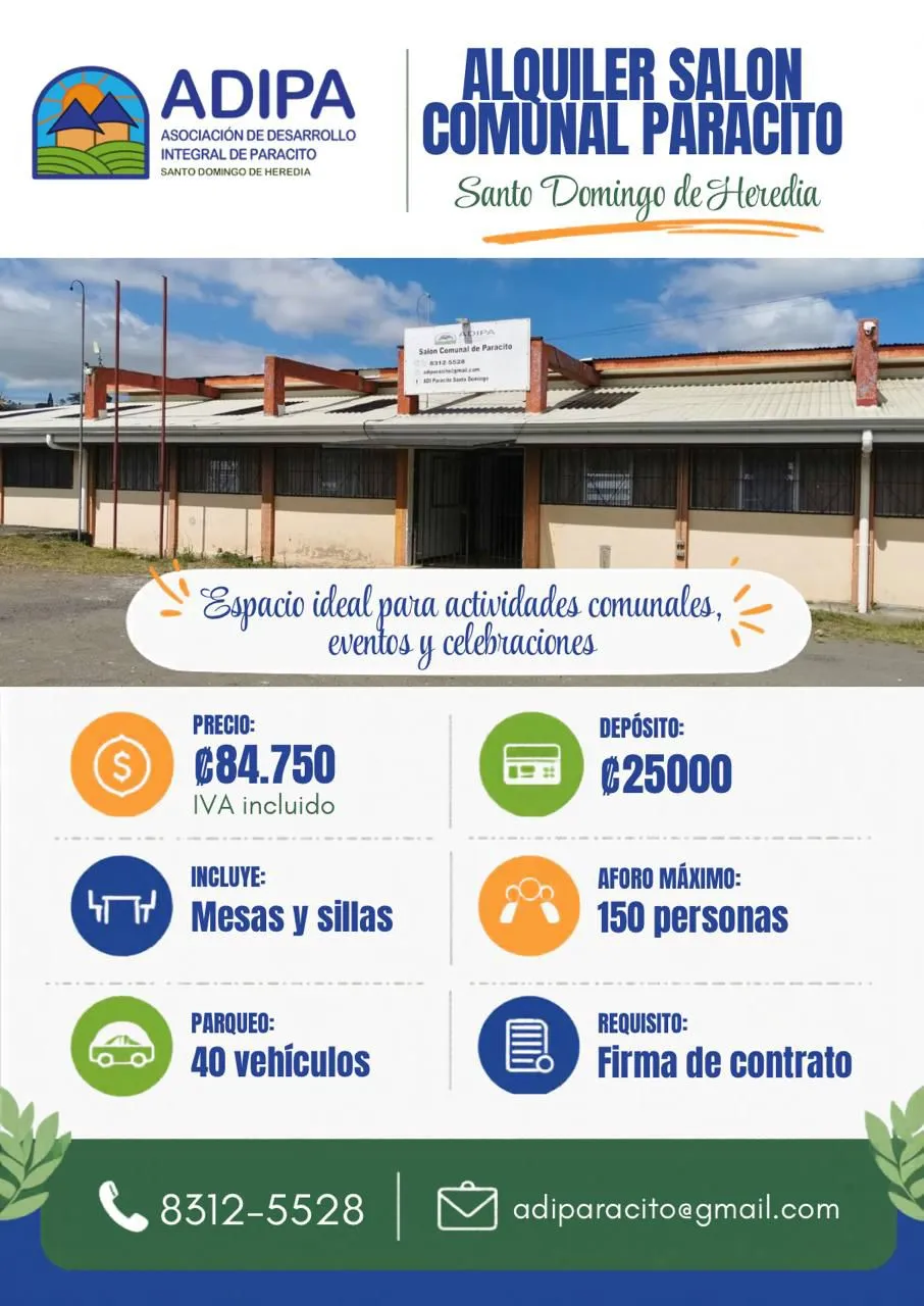 Salón comunal de Paracito